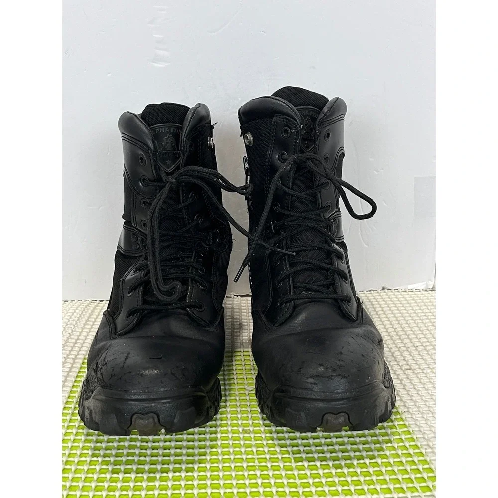 Rocky Alpha Force 8 Shoes Men's 11M Black Waterproof Tactical Duty Boots